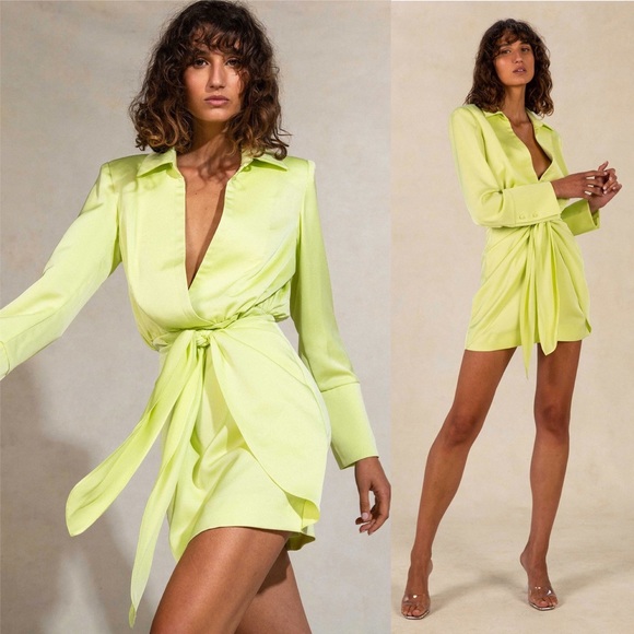 NWT Anthropologie MISHA Tie-Front Mini Blazer Dress - Picture 3 of 16